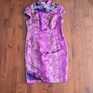 Purple Asian dress